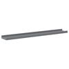 vidaXL Wandregale 4 Stk. Grau 80x9x3 cm