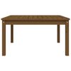 vidaXL Gartentisch Honigbraun 82,5x82,5x45 cm Massivholz Kiefer
