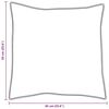 vidaXL Kopfkissen mit Kissen 2 pcs Wei&szlig; 65 x 65 cm Feder
