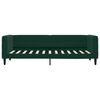 vidaXL Tagesbett Ausziehbar mit Schubladen Dunkelgr&uuml;n 80x200 cm Samt