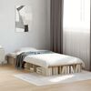 vidaXL Bettgestell Sonoma-Eiche 90x200 cm Holzwerkstoff