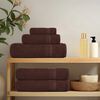vidaXL Wascht&uuml;cher FROGN 2 Stk. Braun 30x30 cm 360 g/m&sup2;