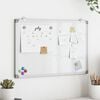 vidaXL Magnetisches Whiteboard 80x60x1,7 cm Aluminium