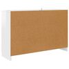 vidaXL Sideboard Hochglanz Wei&szlig; 100 x 30 x 65,6 Holzwerkstoff