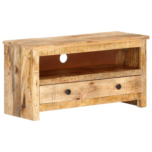 vidaXL TV-Schrank 79x30x40 cm Raues Mangoholz