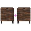 vidaXL Nachttisch Walnuss 50 x 33 x 60 cm Massivholz Akazie