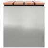 vidaXL Gartenbank Verzinkter Stahl 80 x 40 x 43 cm