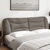 vidaXL Kopfteil-Kissen "Hvar" Taupe 180 cm Stoff
