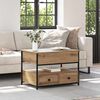 vidaXL Couchtisch Artisan-Eiche 70 x 50 x 54,5 cm Holzwerkstoff