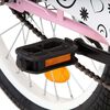 vidaXL Kinderfahrrad mit Frontgep&auml;cktr&auml;ger 18 Zoll Rosa und Schwarz
