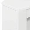 vidaXL EckTVSchrank Hochglanz Wei&szlig; 102 x 40,5 x 45 cm Holzwerkstoff