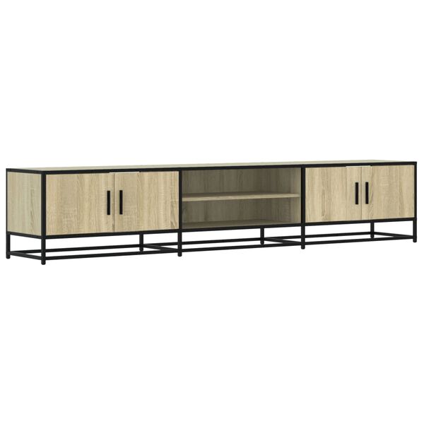 vidaXL TV-Schrank Sonoma-Eiche 210x35x41 cm Holzwerkstoff