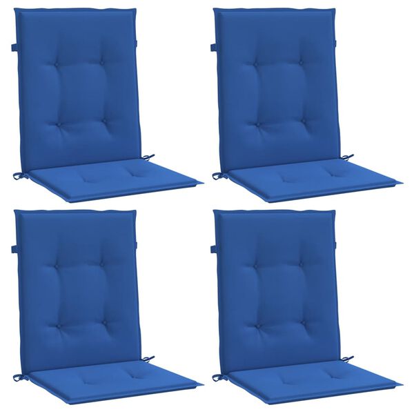 vidaXL Gartenstuhlauflagen f&uuml;r Niedriglehner 4 Stk. 100x50x3 cm