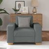 vidaXL Sessel Dunkelgrau 60 cm Stoff