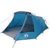 vidaXL Tunnelzelt f&uuml;r 3 Personen Blau und Grau 328 x 228 x 115 cm