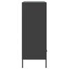 vidaXL Highboard Schwarz 68x39x101,5 cm Stahl