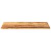 vidaXL Tischplatte 120x50x2,5 cm Rechteckig Raues Massivholz Mango
