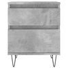 vidaXL Nachttisch Betongrau 40x35x50 cm Holzwerkstoff