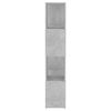 vidaXL B&uuml;cherregal/Raumteiler Betongrau 60x24x124,5 cm