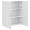 vidaXL K&uuml;chenschrank Lucca Hochglanz Wei&szlig; 80 x 31 x 100 cm