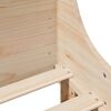vidaXL Massivholzbett ohne Matratze 90x200 Kiefernholz