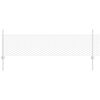 vidaXL Zaun mit Pfosten Silber 0,5 x 25 m Stahl