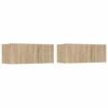 vidaXL 4-tlg. TV-Schrank-Set Sonoma-Eiche Holzwerkstoff