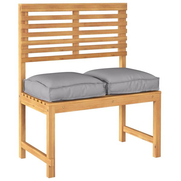 vidaXL Kissen 2 pcs Grau 40 x 40 x 8 cm Oxford-Stoff