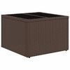 vidaXL 8-tlg. Garten-Sofagarnitur mit Kissen Braun Poly Rattan