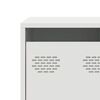 vidaXL TV-Schrank Wei&szlig; 68x39x43,5 cm Kaltgewalzter Stahl