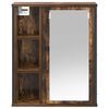 vidaXL Bad-Wandschrank mit Spiegel R&auml;uchereiche 50x21x60 cm