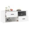 vidaXL TV-Schrank Wei&szlig; 100x35x40 cm Holzwerkstoff