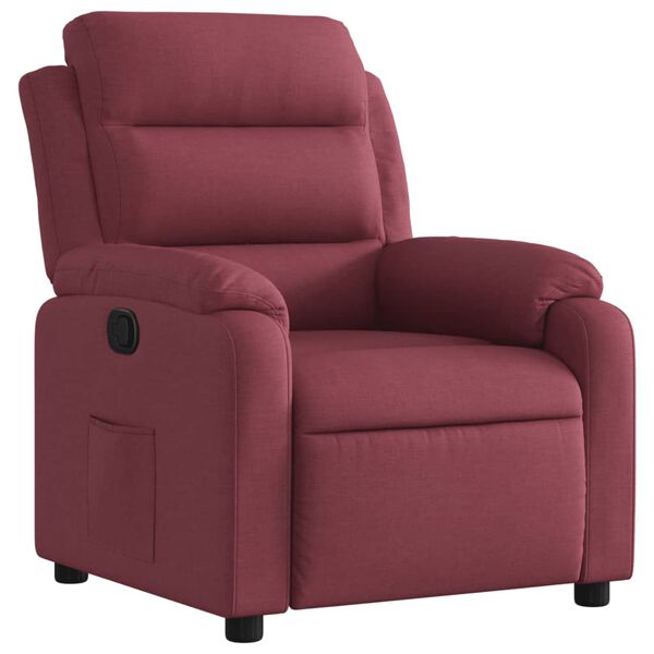vidaXL Relaxsessel Weinrot Stoff