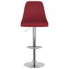 vidaXL Barhocker 2 Stk. Weinrot Stoff
