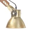 vidaXL Wandleuchte Industrie-Stil Messing Rund E27