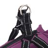 vidaXL Hundemantel mit Geschirr Lila L40 Fleece und Polyester