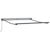 vidaXL Einziehbare Markise Creme 350 x 250 cm Polyester und Aluminium