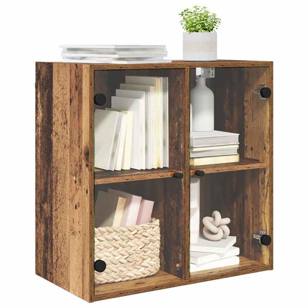 vidaXL Wandschrank Altholz 68 x 37 x 68,5 cm Holzwerkstoff