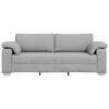vidaXL Sofa 178cm Wolkengrau Stoff
