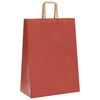 vidaXL Papiertragetaschen 50 Stk. mit Henkeln Rot 32x17x44 cm