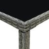 vidaXL 5-tlg. Gartenbar-Set Poly Rattan Grau