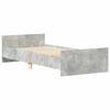vidaXL Bettgestell Betongrau 90x200 cm Holzwerkstoff