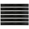vidaXL Selbstklebende T&uuml;rb&uuml;rstendichtungen 6 pcs Schwarz 100 cm
