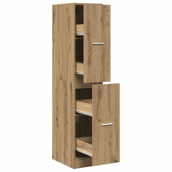 vidaXL Apothekerschrank Artisian Oak 30x41x144,5 cm Holzwerkstoff