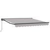 vidaXL Markisenrahmen Hellgrau 350 x 250 cm