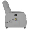 vidaXL Massagesessel Wolkengrau Stoff