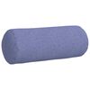 vidaXL Bolsterkissen 2 St&uuml;ck Jeans blau &Oslash; 15 x 40 cm Stoff
