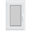 vidaXL Kellerfenster "RISOR" 50x75 cm Drehkipp DIN Links Anthrazit