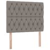 vidaXL Aufbewahrungsbett mit Matratze Taupe 120 x 200 cm Polyester
