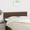 vidaXL Kopfteile Dunkelbraun 160x7x78/88 cm Stoff